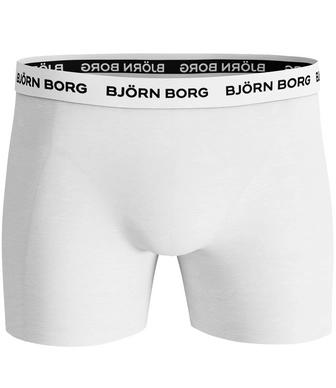 Boxershort Björn Borg Men Essenstial Solid Blue White Black (3-pack)