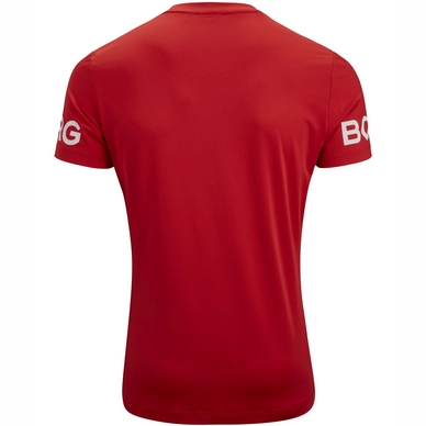 T-Shirt Björn Borg Men Performance Tee Chinese Red