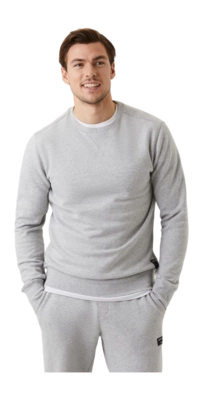 Trui Björn Borg Men Crew Centre Light Grey Melange
