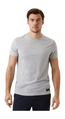 T-Shirt Björn Borg Tee Centre Light Grey Melange Herren