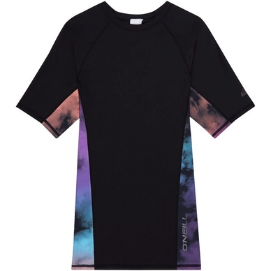 Zwemshirt O'Neill Men Print Short Sleeve Skins Black Out