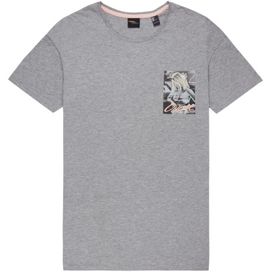 T-Shirt O'Neill Flower Silver Melee Herren