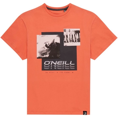 T-Shirt O'Neill Photoprint S/S Burning Orange Kinder