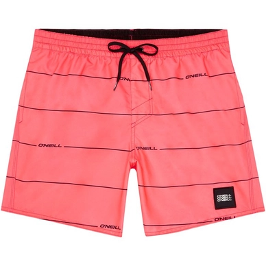 Boardshort O'Neill Men Contourz Pink Aop w/Black