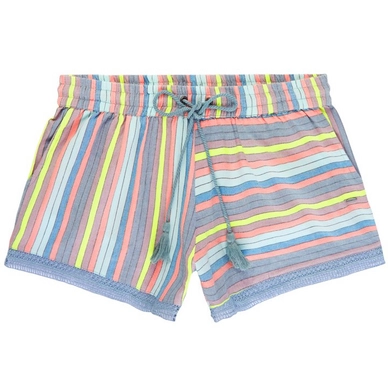 Beach Shorts O'Neill Women Rockaway Park Green Aop w/ Pink Purple