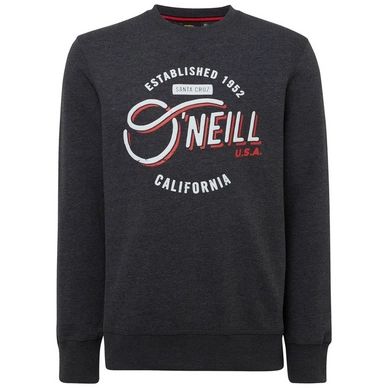 Trui O'Neill Men Mugu Cali Crew Dark Grey Melee