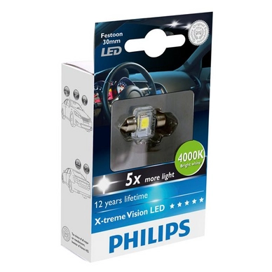 LED Verlichting Philips X-tremeVision 4000K 14x30mm