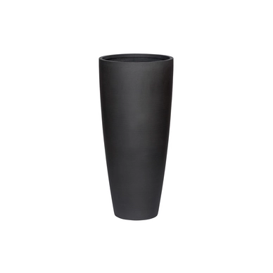 Bloempot Pottery Pots Refined Dax L Volcano Black 37 x 80 cm