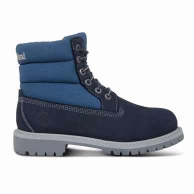 Timberland Youth 6 inch Quilt Boot Blue