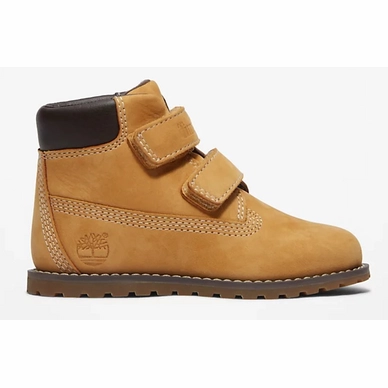 Timberland Toddler Pokey Pine Hook-and-Loop Winter Wheat Nubuck Wheat