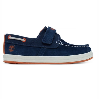 Timberland Toddler Dover Bay H&L Boat Black Iris Suede with Orange Kinder