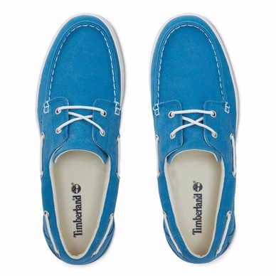 Timberland Mens Newport Bay 2-Eye Boat Mykonos Blue