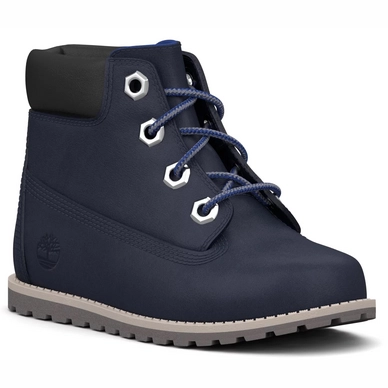 Timberland Toddler Pokey Pine 6-Inch Side-Zip Navy Full Grain Black Iris