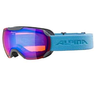 Masque de Ski Alpina Pheos S Q-Lite Grey Skyblue