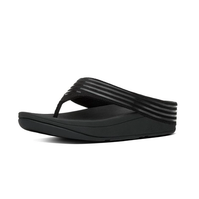 FitFlop Ringer Toe-Post Textile All Black