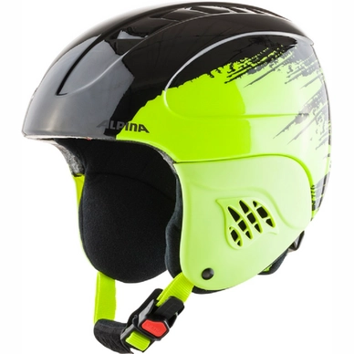 Casque de Ski Alpina Carat Black Neon/Lime