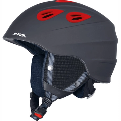 Casque de Ski Alpina Junta 2.0 C Black Matt Red