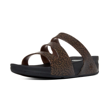 FitFlop Superjelly Twist Cheetah Brown