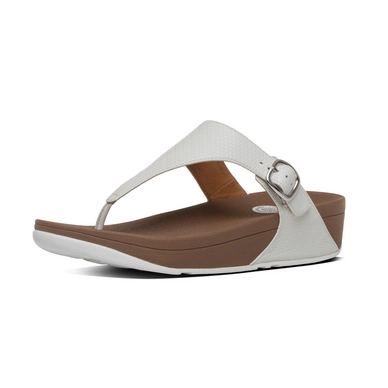 Slipper FitFlop The Skinny Leather Urban White