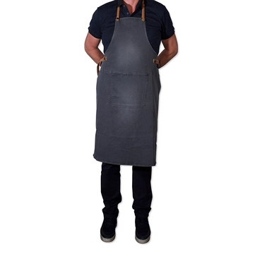 Schort Dutchdeluxes BBQ Style Apron Washed Grey XL