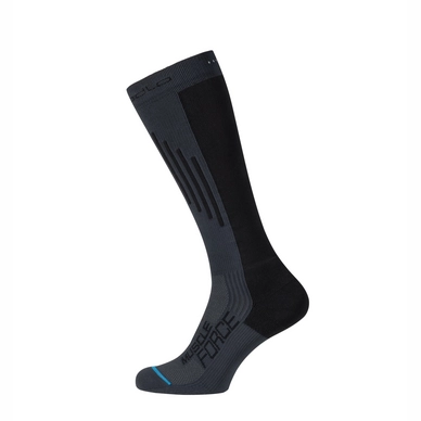 Chaussettes Odlo Extra Long Running Muscle Force Odlo Graphite Grey Black