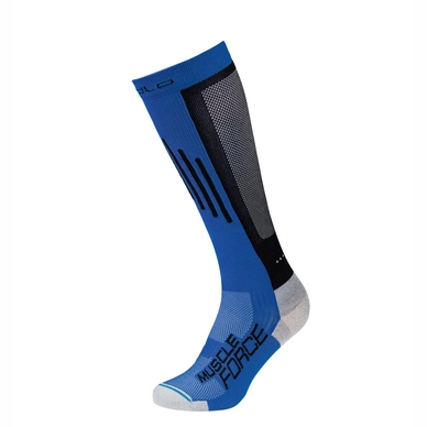 Socken Odlo Unisex Extra Long Running Muscle Force Energy Blue