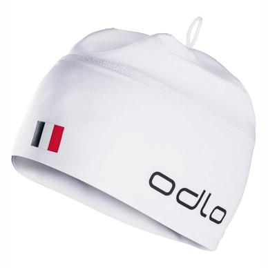 Mütze Odlo Hat Polyknit Fan Warm France Fan White