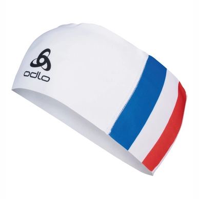 Bandeau Odlo Headband Competition Fan Warm France Fan White