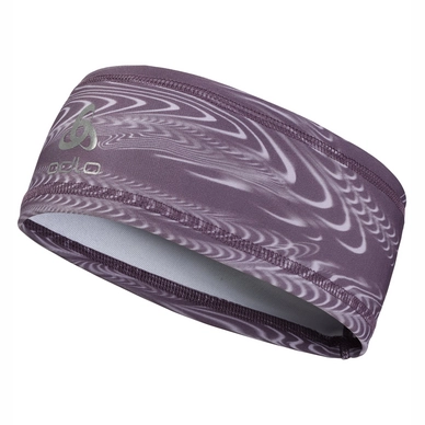 Hoofdband Odlo Headband Polyknit Light Vintage Violet AOP FW18
