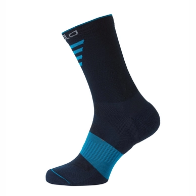 Socken Odlo Socks Long Ceramiwarm Mid Poseidon Blue Jewel