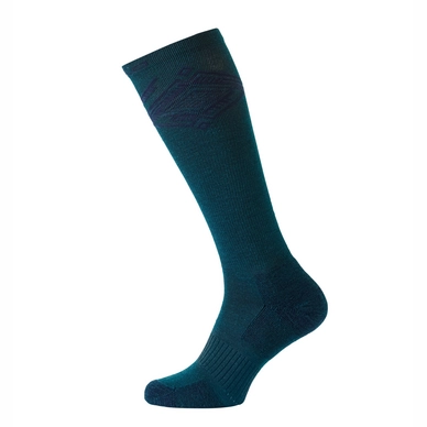 Chaussettes Odlo Unisex Extra Long Natural+ Warm Blue Coral Diving Navy