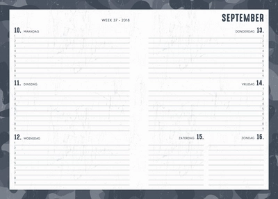 Schoolagenda Urban Jungle (2018/2019)