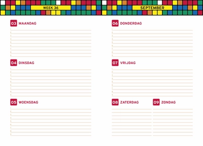 Schoolagenda Rubik`S (2018/2019)