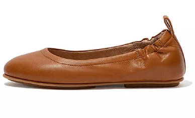 FitFlop Women Allegro Suede Ballerinas Light Tan