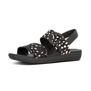 FitFlop Annelia™ Doe Buckle Back-Strap Sandals Black