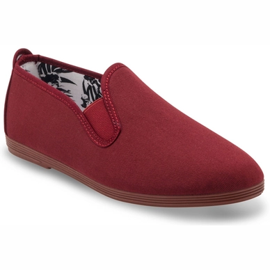 Slipper Flossy Arnedo Canvas Rot/Braun