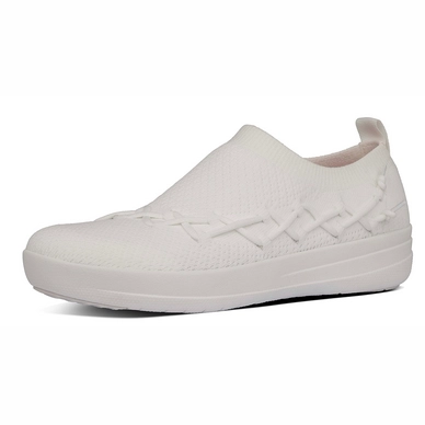 FitFlop Corsetted Slip-On Sneaker Poly Urban White