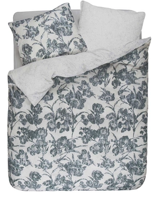 Taies d'oreiller Esprit Arai Blue Satin de Coton (65 x 65 cm)