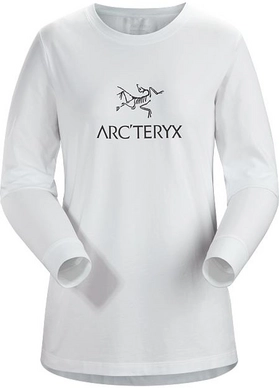 T-Shirt Arc'teryx Women Arc'Word T-Shirt LS White