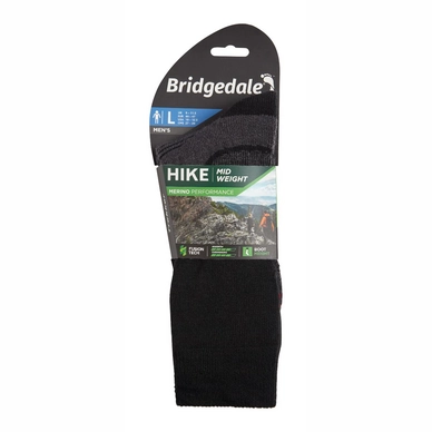 Sok Bridgedale Unisex Hike Midweight Merino Endurance Black