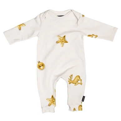 Jumpsuit SNURK Babies Christmas Bling White