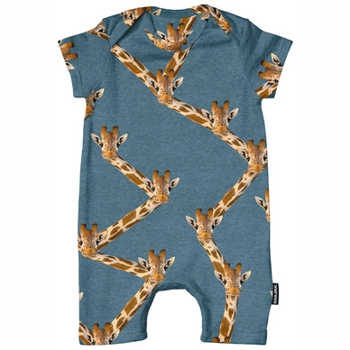 Playsuit SNURK Baby Giraffe Blue