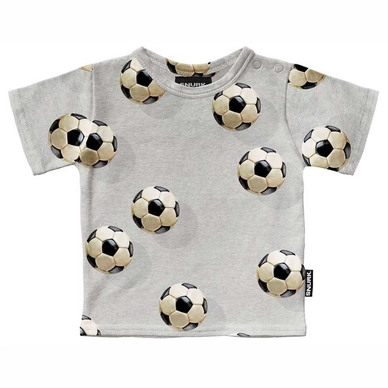 Shirt SNURK Baby Fussball Grey