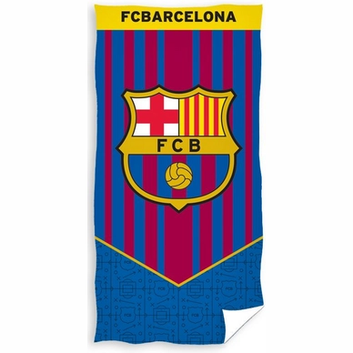 Strandlaken Barcelona Stripes FCB17