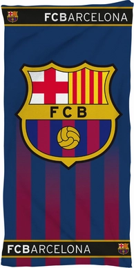 Strandlaken Barcelona Stripes FCB18