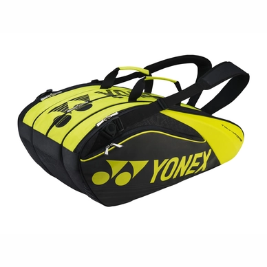 Schlägertasche Yonex 9629EX Pro 9PCS Racquet Bag Lime Schwarz