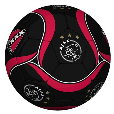 Voetbal Ajax Logo & Wapen Zwart Leer