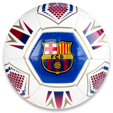 Voetbal Barcelona Crest Blauw Leer