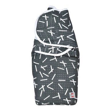 Inbakerdoek Lodger Bundler Scandinavian Print Carbon