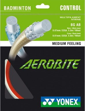 Badmintonsnaar Yonex Aerobite White (0.67mm/5.5m)